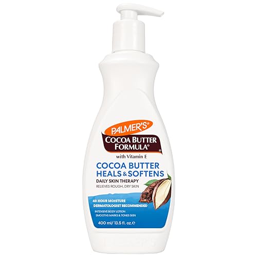 Palmer's Cocoa Butter Formula Daily Skin Therapy Cocoa Butter Body Lotion for Dry Skin, Hand & Body Moisturizer, Pump Bottle, 13.5 Oz (Pack of 1) Beauty & Personal Care Palmer's