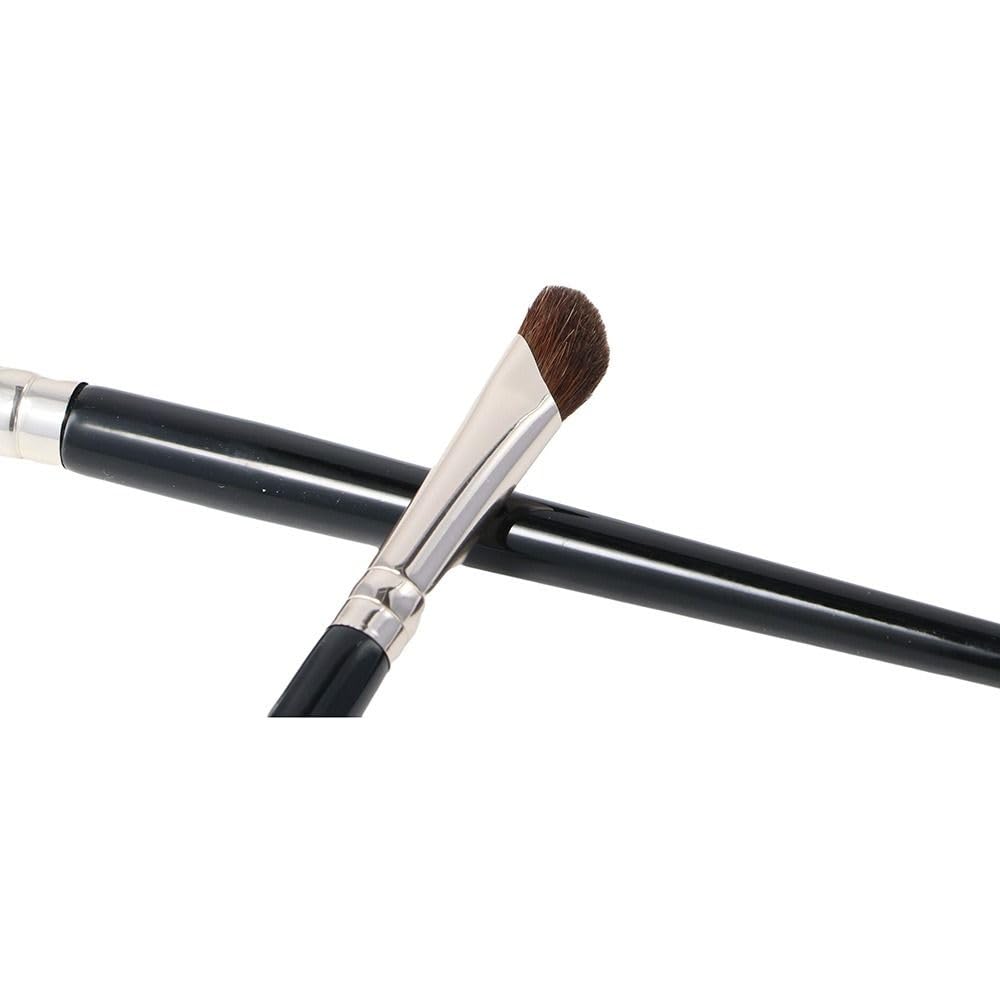 2PCS Angled Shading Eyeshadow Makeup Brush - Eye Brow Bone Highlighter, Nose Contour Brush, Small Soft Natural Horse Bristle Slanted, 6 in Long Beauty & Personal Care Kopida