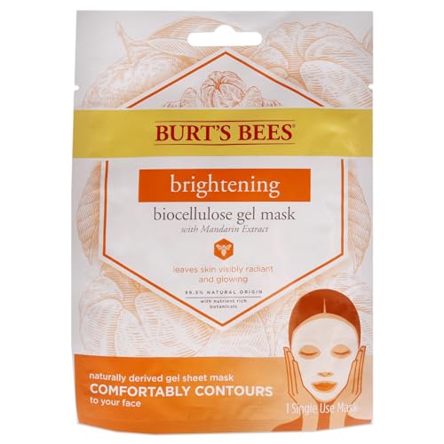 Burt's Bees Brightening Biocellulose Gel Face Mask, Mandarin Beauty & Personal Care Burt's Bees