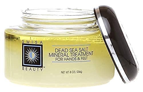 Swisa Beauty Dead Sea Salt Mineral Treatment - Body Scrubs For Hands, Elbows, Knees, and Feet. Beauty and Personal Care Swisa Beauty