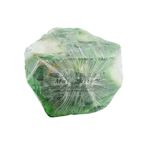 SoapRocks TS Pink Malachite Soap That Looks Like a Rock ~ 6 oz. Gem Rocks Birthstone Jabón Gemstone Beauty & Personal Care T.S. Pink