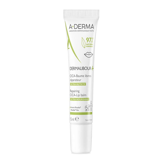 A-derma Dermalibour+ Repairing Cica-lip Balm 15 Ml Beauty and Personal Care A-Derma