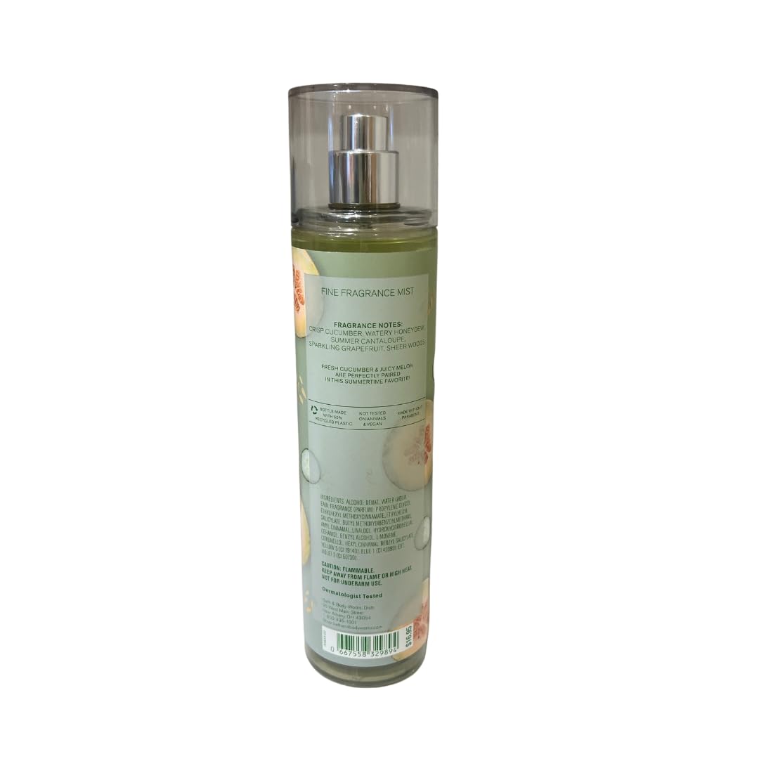 Bath & Body Works Cucumber Melon Fine Fragrance Mist 8oz - Pack of 3 Beauty & Personal Care Bath & Body Works