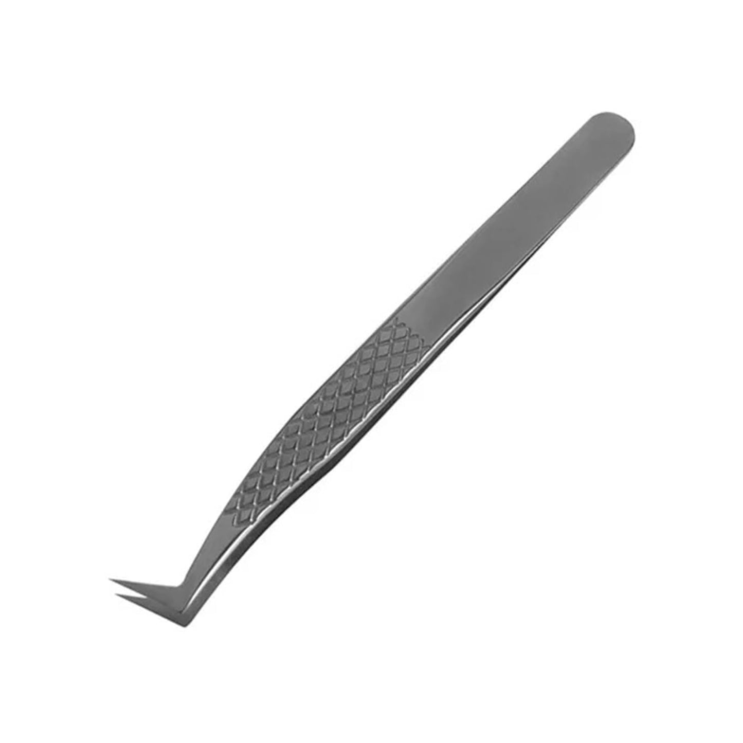 Eyelashes Tweezers Stainless Steel Superhard Anti-static Tweezers For Eyelash Extensions Lashes Tools(Black titanium) Beauty and Personal Care ZXYZXYZZ