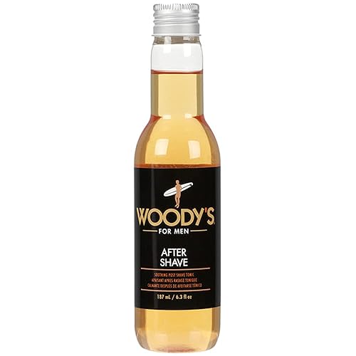 Woody's Aftershave for Men Tonic - Soothing After Shave with Aloe Vera, Calendula & Chamomile to Reduce Irritation, Post Shave, 6.3 fl oz Beauty & Personal Care Woody's