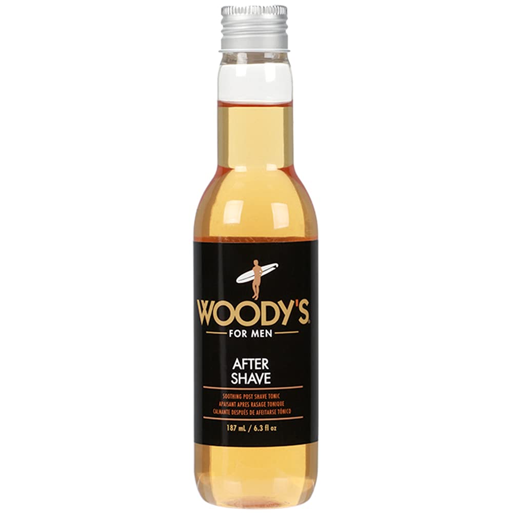 Woody's Aftershave for Men Tonic - Soothing After Shave with Aloe Vera, Calendula & Chamomile to Reduce Irritation, Post Shave, 6.3 fl oz Beauty & Personal Care Woody's