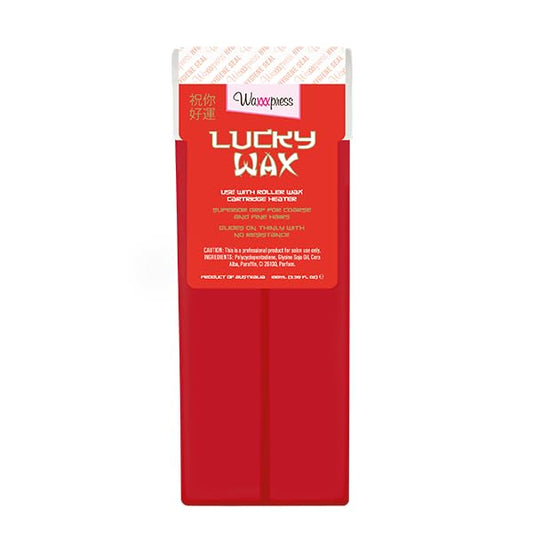 Waxxxpress Lucky Wax Strip Wax 3.4floz - Professional Roll-On Hair Removal Wax for Short, Stubborn Hairs and Sensitive Skin, Red Beauty and Personal Care Waxxxpress