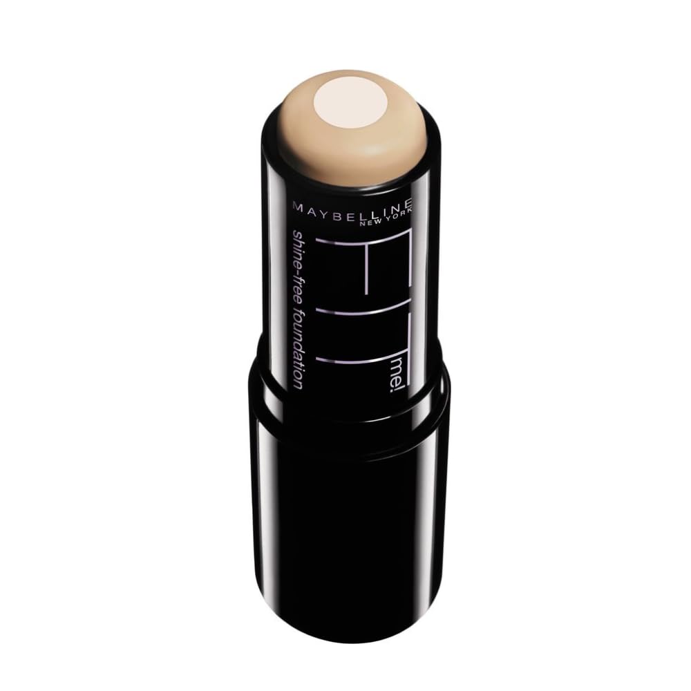 Maybelline Fit Me Shine-Free + Balance Foundation Stick, Multi-Use Face Makeup and Contour Stick For Natural, Matte Coverage, Classic Ivory, 1 Count