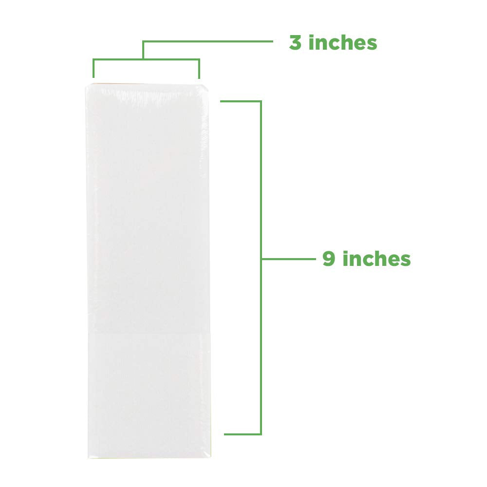 Clean + Easy Cloth Wax Strips - Non-Woven Wax Strips for Hair Removal, Salon and At-Home Use for Face, Legs & Body, 3”x 9”, 100 Count Beauty and Personal Care Clean + Easy