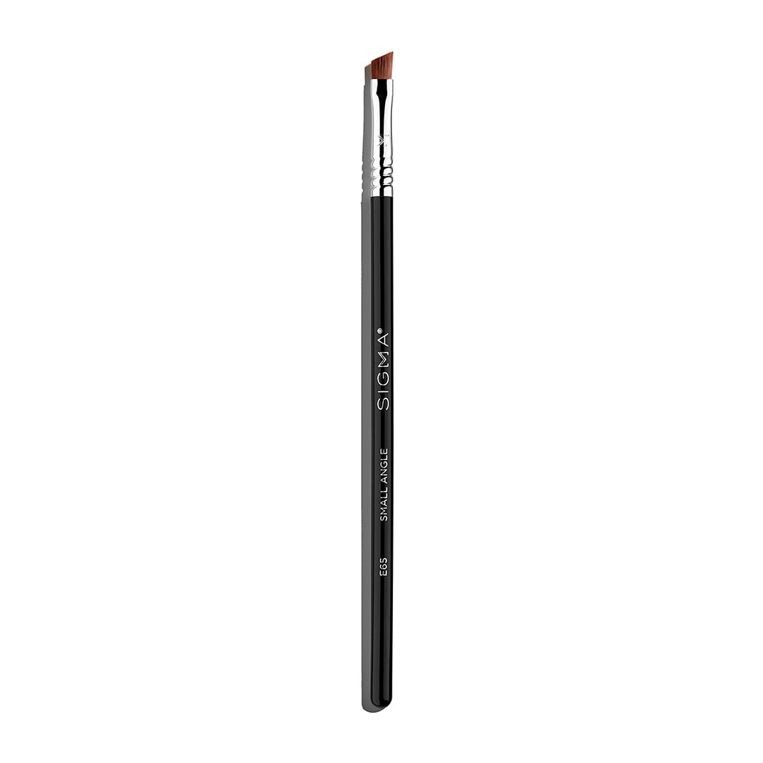 Sigma Beauty E65 Small Angle Brush - Use for Winged Eyes or Brow - Precision Angled Brush for Gel or Powder Products - Create Precise Lines & Strokes Beauty & Personal Care Sigma Beauty
