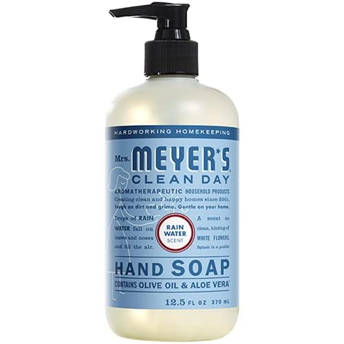 Mrs. MEYER'S Liquid Hand Soap, Rainwater Scent, Set includes 33 oz. Refill & 12.5 oz. bottle Beauty & Personal Care Mrs. MEYER'S