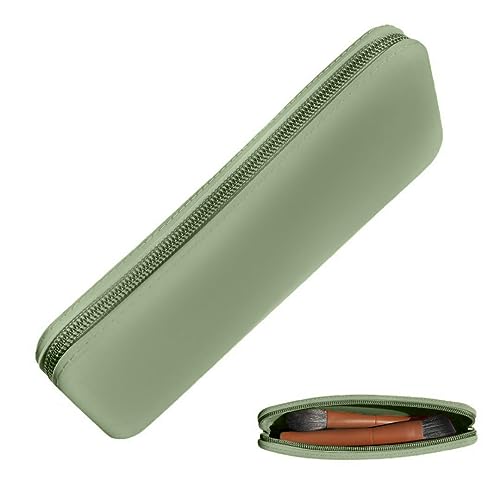 Brush Bubble Silicone Makeup Brush Holder Travel Case – Green 7.8"x3.15"x1", Protective Organizer for Brush Sets & Makeup Tools Beauty & Personal Care brush bubble