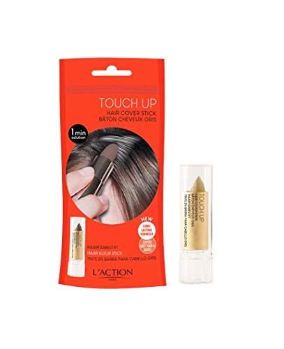 L'Action Paris Touch Up Hair Cover Stick, Covers Grey Hair & Discoloured Roots, Water Resistant Long Lasting Formula for Natural Look, Washes out Beauty & Personal Care L'Action Paris