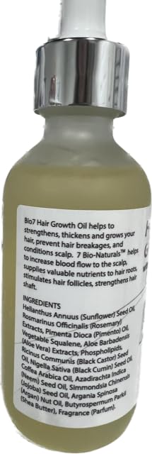 By Natures Bio 7 Hair Growth Oil 2 Oz 2 pack Beauty & Personal Care By Natures