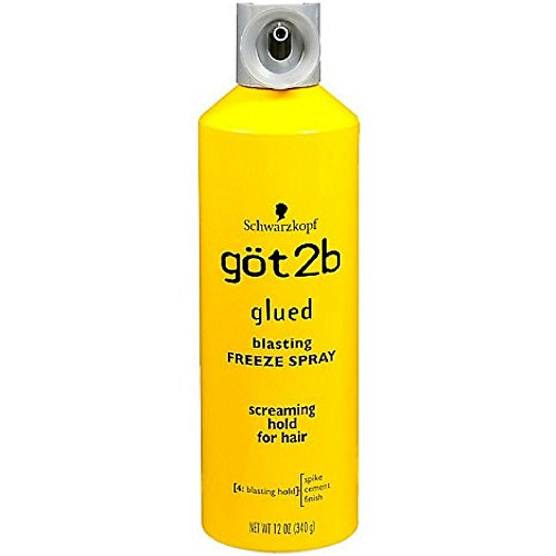 (3Pack) [GOT 2B] GLUED BLASTING FREEZE SPRAY SCREAMING HOLD FOR HAIR 12OZ Beauty & Personal Care Got2B