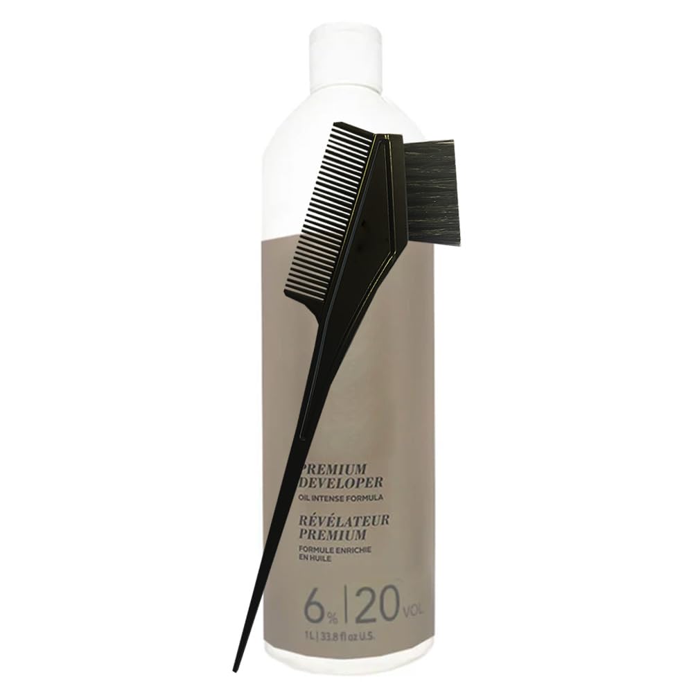 Blond-Me Developer 6% / 20 Volume 33.8 Oz and M Hair Designs Tint Brush Comb (Bundle) Beauty & Personal Care M Hair Designs