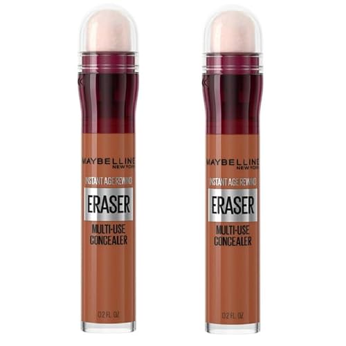 Pack of 2 Maybelline New York Instant Age Rewind Instant Eraser Multi-Use Concealer, Mahogany # 147 Beauty & Personal Care MAYBELLINE