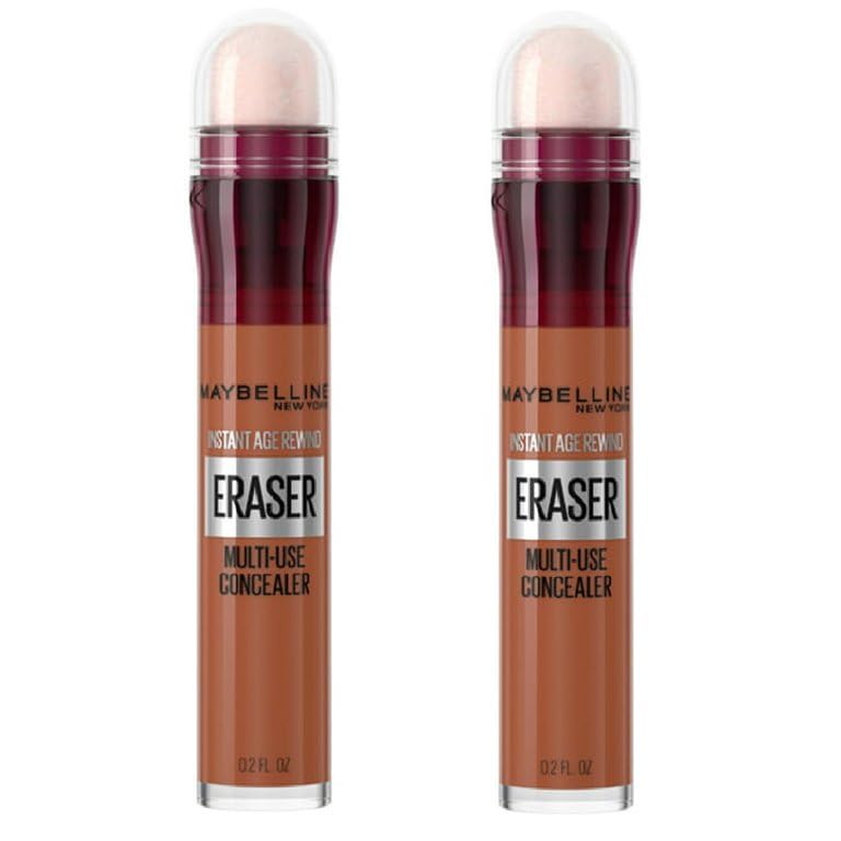 Pack of 2 Maybelline New York Instant Age Rewind Instant Eraser Multi-Use Concealer, Mahogany # 147 Beauty & Personal Care MAYBELLINE