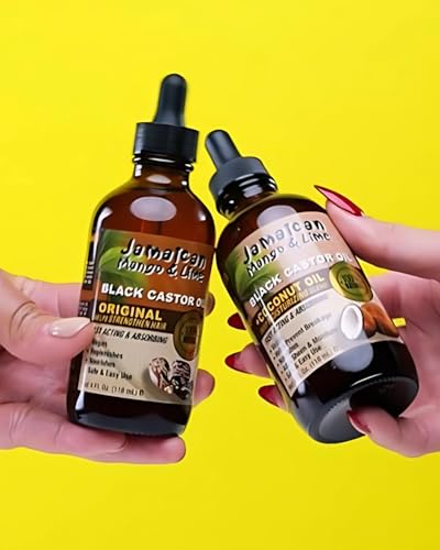 Jamaican Mango & Lime Black Castor Oil - Hair & Scalp Oil for Locs, Braids, Twists & Natural Hair - Strengthens, Moisturizes & Promotes Hair Growth Beauty & Personal Care Jamaican Mango & Lime