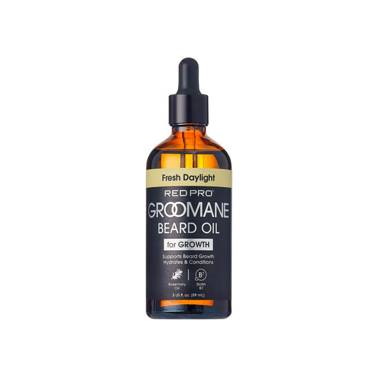 Red by Kiss Groomane Beard Oil, Rosemary Oil & Biotin, Promotes Full, Healthy Look Beard Strengthen Facial Hair, Reduces Breakage (3 fl.oz, Fresh Beauty and Personal Care Red by Kiss