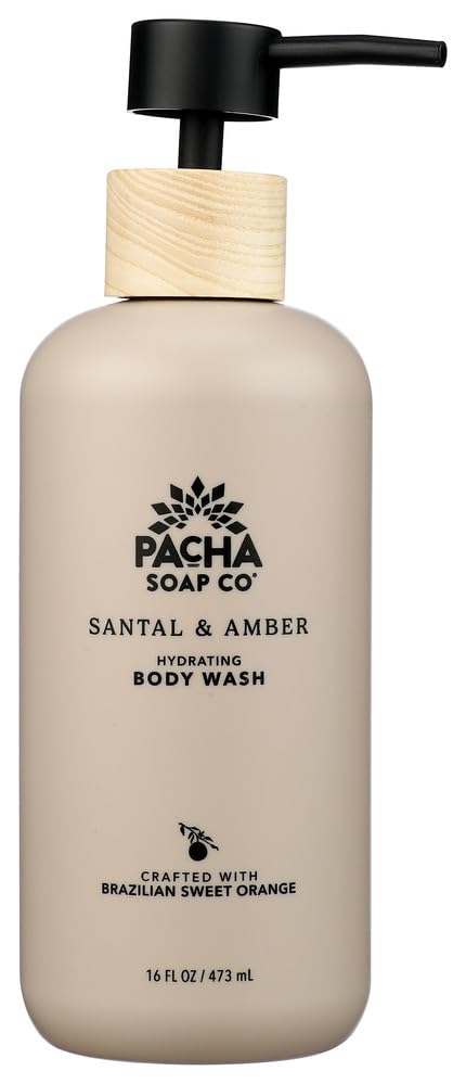 Pacha Soap Santal & Amber Body Wash, 16 FZ Beauty & Personal Care Pacha Soap Co