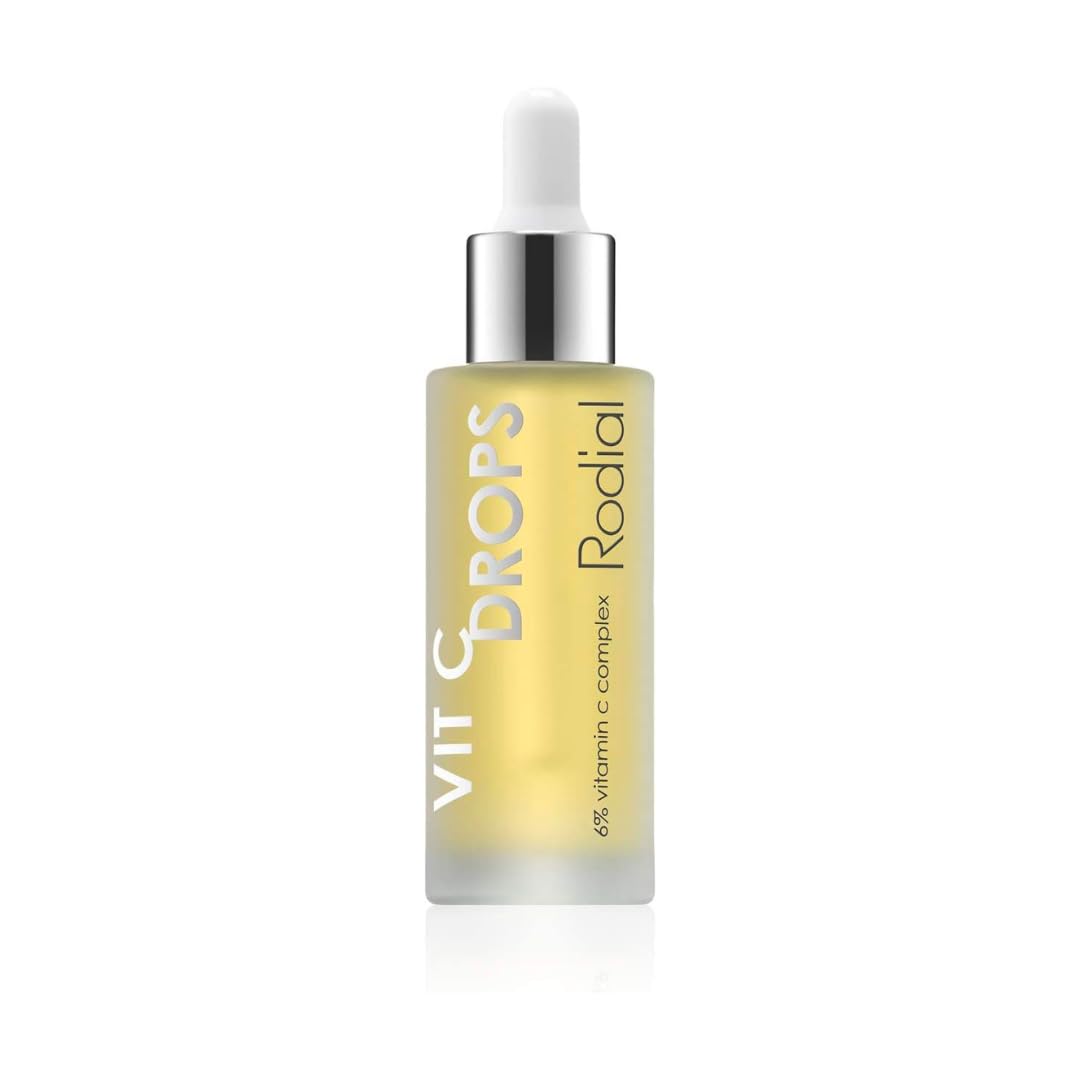 Rodial Vitamin C Booster Drops Serum 30ml - Vitamin C Face Serum for Brightening & Radiance, Lightweight Facial Serum to Even Skin Tone & Glow, Skin Beauty & Personal Care Rodial