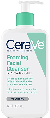CeraVe Foaming Facial Cleanser 12 oz for Daily Face Washing, Normal to Oily Skin (packaging may vary) Beauty & Personal Care CeraVe