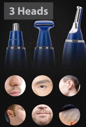 THE PERFECT PART 3 in 1 Nose Ear Hair Trimmer Face Eyebrow Shaver Clipper Groomer Cleaner New USA Beauty and Personal Care THE PERFECT PART