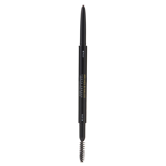 Arches & Halos Micro Defining Brow Pencil - Fuller and More Defined Brows - Long-Lasting, Smudge Proof, Rich Color - Dual Ended Pencil with Brush -