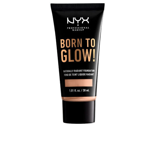 NYX PROFESSIONAL MAKEUP Born To Glow Naturally Radiant Foundation, Medium Coverage - Light Beauty & Personal Care NYX PROFESSIONAL MAKEUP