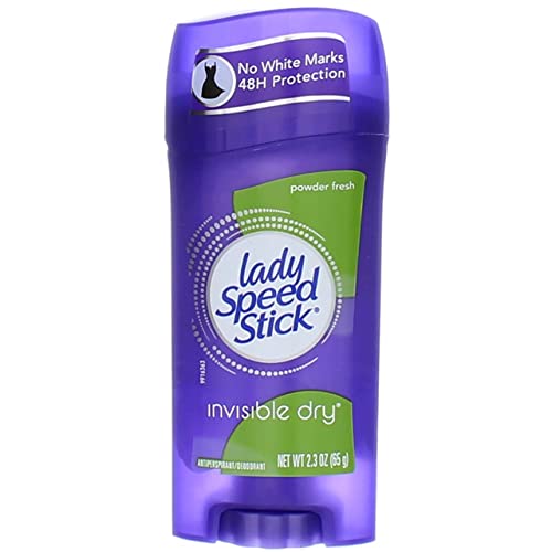Lady Speed Stick Invisible Dry Antiperspirant & Deodorant, Powder Fresh - 2.3 oz - 4 pk Beauty and Personal Care Lady Speed Stick