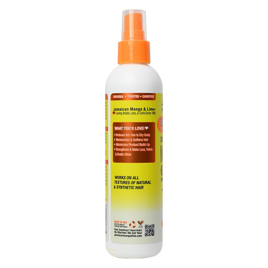 Jamaican Mango & Lime No More Itch Spray - Soothing Scalp Regular Relief for Locs, Braids, Twists & Protective Styles - 8 oz (Pack of 1) Beauty & Personal Care Jamaican Mango & Lime