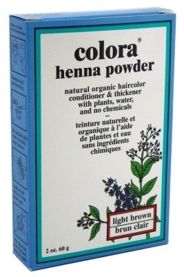 Colora Henna Powder Hair Color Light Brown 2 Ounce (59ml) (6 Pack) Beauty & Personal Care Colora