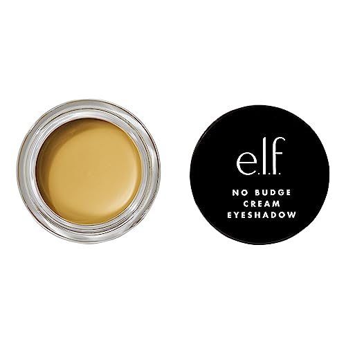 e.l.f. No Budge Cream Eyeshadow, 3-in-1 Eyeshadow, Primer & Liner With Crease-Resistant Color & Stay-Put Power, Vegan , Sahara Beauty & Personal Care e.l.f.