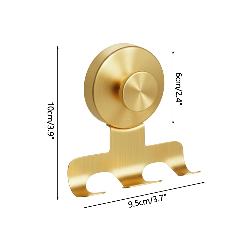 BDKMMS Suction Cup Razor Holder, 2Pcs Stainless Steel Wall Mount Hooks Metal Shower Hook for Razors, Towels and Loofahs Beauty and Personal Care BDKMMS