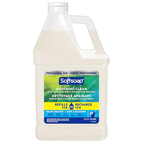 Softsoap Liquid Hand Soap Refill, Soothing Clean, Aloe Vera Fresh Scent - 1 gallon Beauty & Personal Care Softsoap
