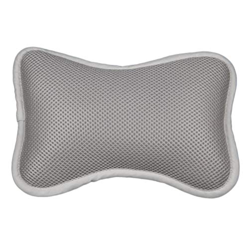 Bath Pillow Bathtub Spa Pillow with Non Slip Suction Cups for Bathtub Bathroom Spa Cushion Head Neck Back Support (Grey) Beauty and Personal Care SUPVOX