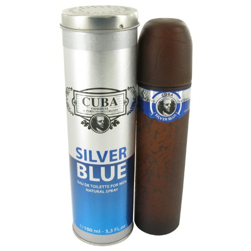 Cuba Silver Blue By Fragluxe Eau De Toilette Spray 3.3 Oz For Men Beauty & Personal Care Fragluxe