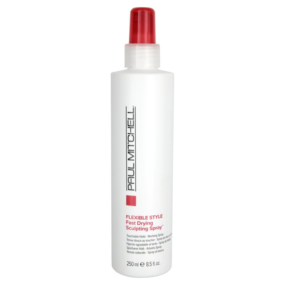 Paul Mitchell Fast Drying Sculpting Spray, Medium Hold, Touchable Finish, For All Hair Types, 33.8 Fl Oz + Mini 8.5 Fl Oz Beauty & Personal Care Paul Mitchell