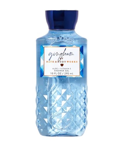 Bath and Body Works Gingham Shower Gel 10 ounce Full Size Beauty & Personal Care Bath & Body Works