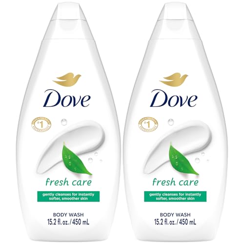 Dove Body Wash Fresh Care 2-Pack - Revitalizing & Moisturizing Cleanser for Smooth, Soft Skin, 15.2 Oz Ea Beauty & Personal Care Dove