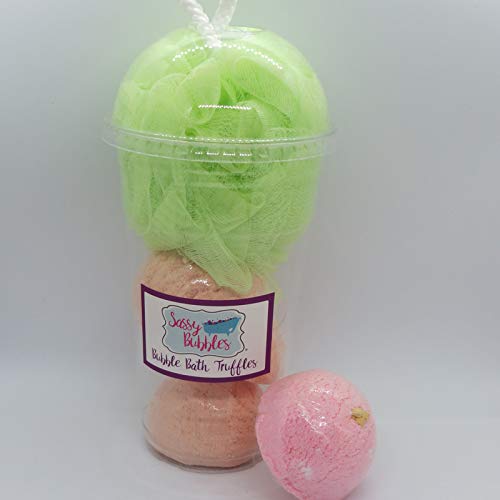 Cherry Almond Bubble Bath Truffle Shake by Sassy Bubbles Beauty and Personal Care Sassy Bubbles