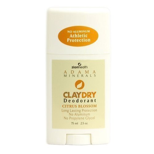 Zion Health Clay Dry Solid Citrus 2.5 Oz Beauty and Personal Care Adama Minerals