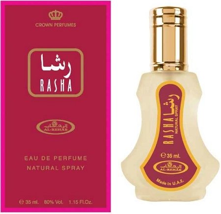 Al Rehab Rasha Eau de Parfum Spray for Women, 1.18 Ounce Beauty & Personal Care Al-Rehab