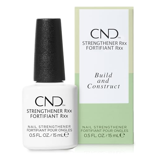 CND™ Strengthener RXx, Nail Strengthener for Tougher, Stronger Nails & Protection for Thin Nails, Stocking Stuffer for Women, 0.5 Fl Oz Beauty & Personal Care CND