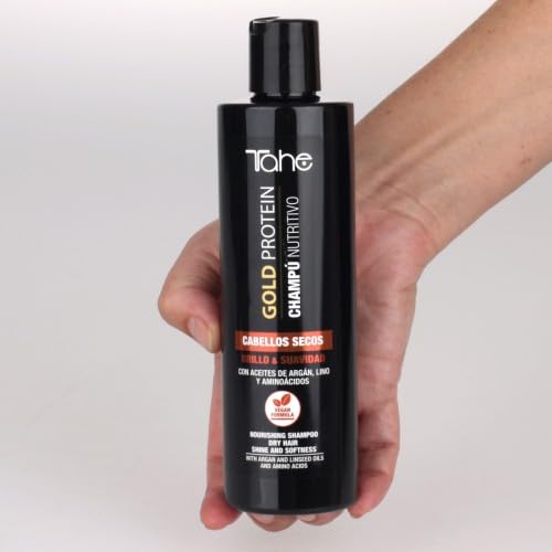 Tahe Gold Protein For Dry Hair Small Kit - Shampoo 300ml, Mask 400ml, Styling Cream 200ml - Nourishing & Softness Beauty & Personal Care Tahe