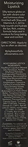 e.l.f. Moisturizing Lipstick, Vibrant Color & Luminous Shine, Bordeaux Beauty, 0.11 Ounce Beauty & Personal Care e.l.f.