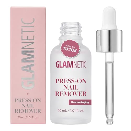 Glamnetic Press On Nail Remover | Odorless, No Acetone, Gentle Press-On Nail Remover Serum for Fake Nails | 30 ml/1.01 fl. oz. Beauty and Personal Care Glamnetic Default Title