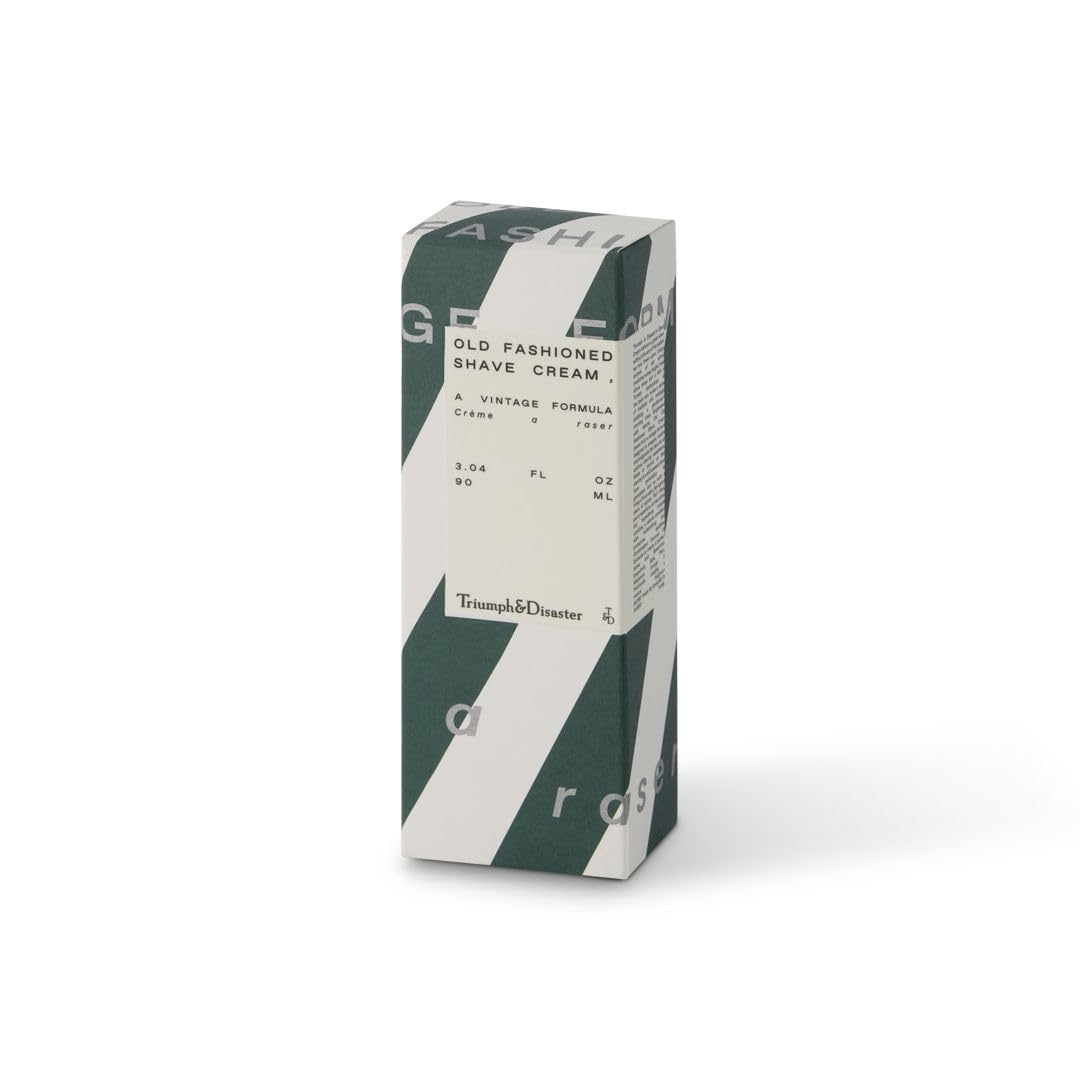 TRIUMPH & DISASTER - Old Fashioned Shave Cream Tube - Shaving Lotion for Sensitive Skin - Alcohol Free, 3.04 fl oz (90+ shaves) Beauty and Personal Care TRIUMPH & DISASTER
