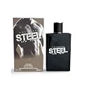United Scents Cologne STEEL New York Eau de Parfum for Men, 3.4 Fl Oz, Grapefruit, Bergamot, Pepper, Ginger, Sage, Lavender, Wood, Moss, Suede Beauty & Personal Care United Scents